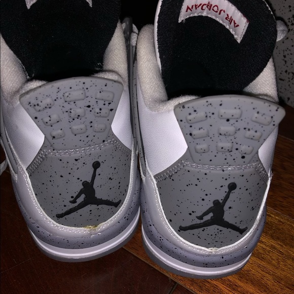 Air Jordon 4 retro Nike GOAT black white grey sneaker runner basketball shoes - Picture 3 of 8